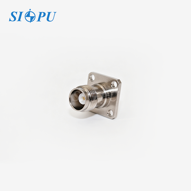 TNC Female Connector Flange Semi-Rigid Cable